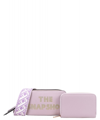 Fashion Mini Crossbody Bag With Wallet Set TB1-8965A LAVENDER